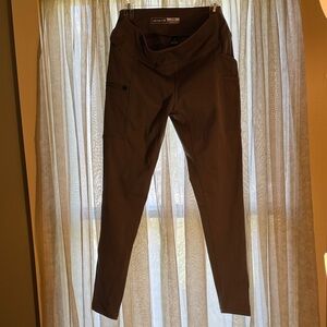 Carhartt Women's Brown Leggings with Utility Pockets